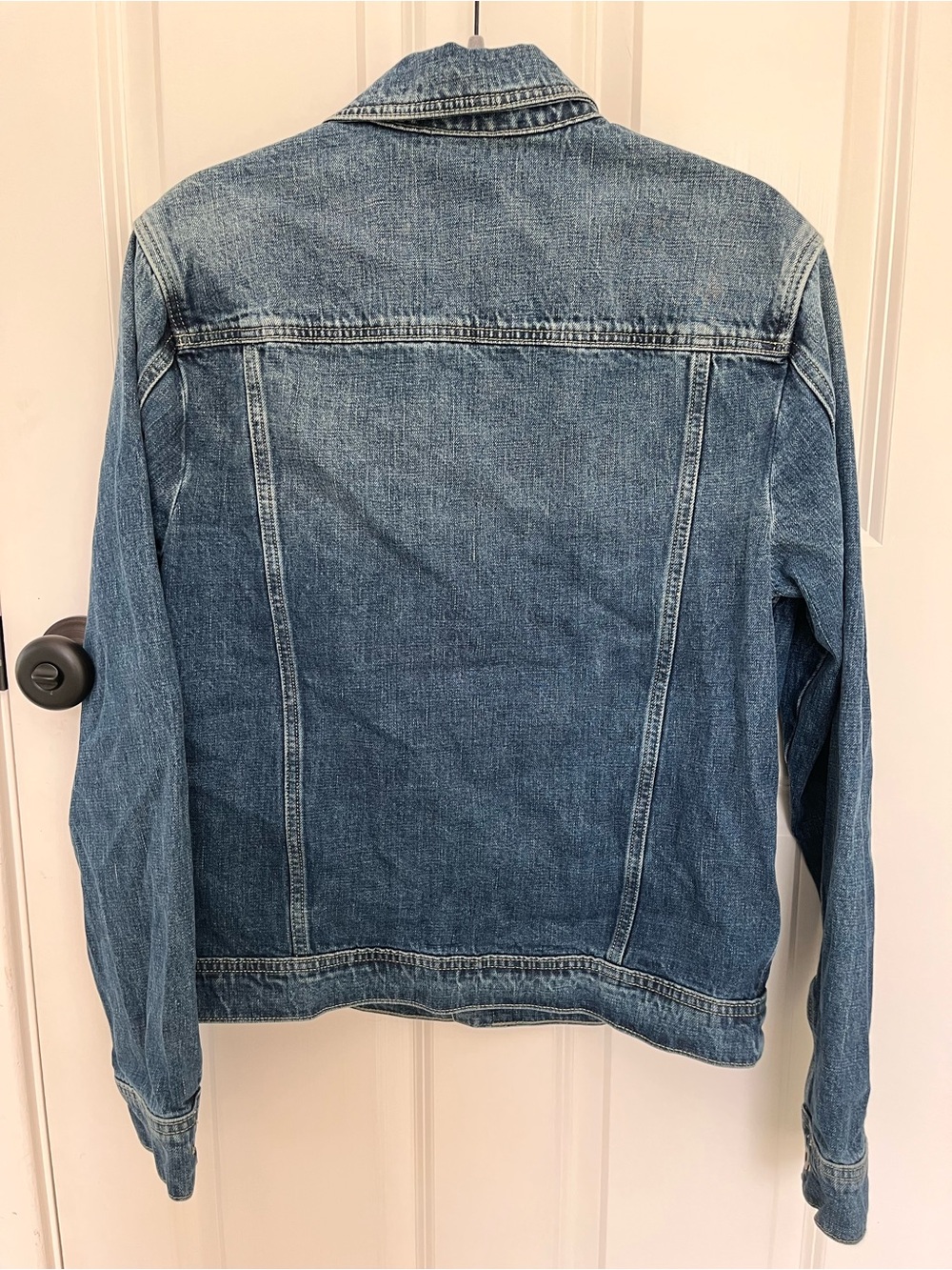 James Perse Washed Blue Denim Jacket - Picture 2 of 5